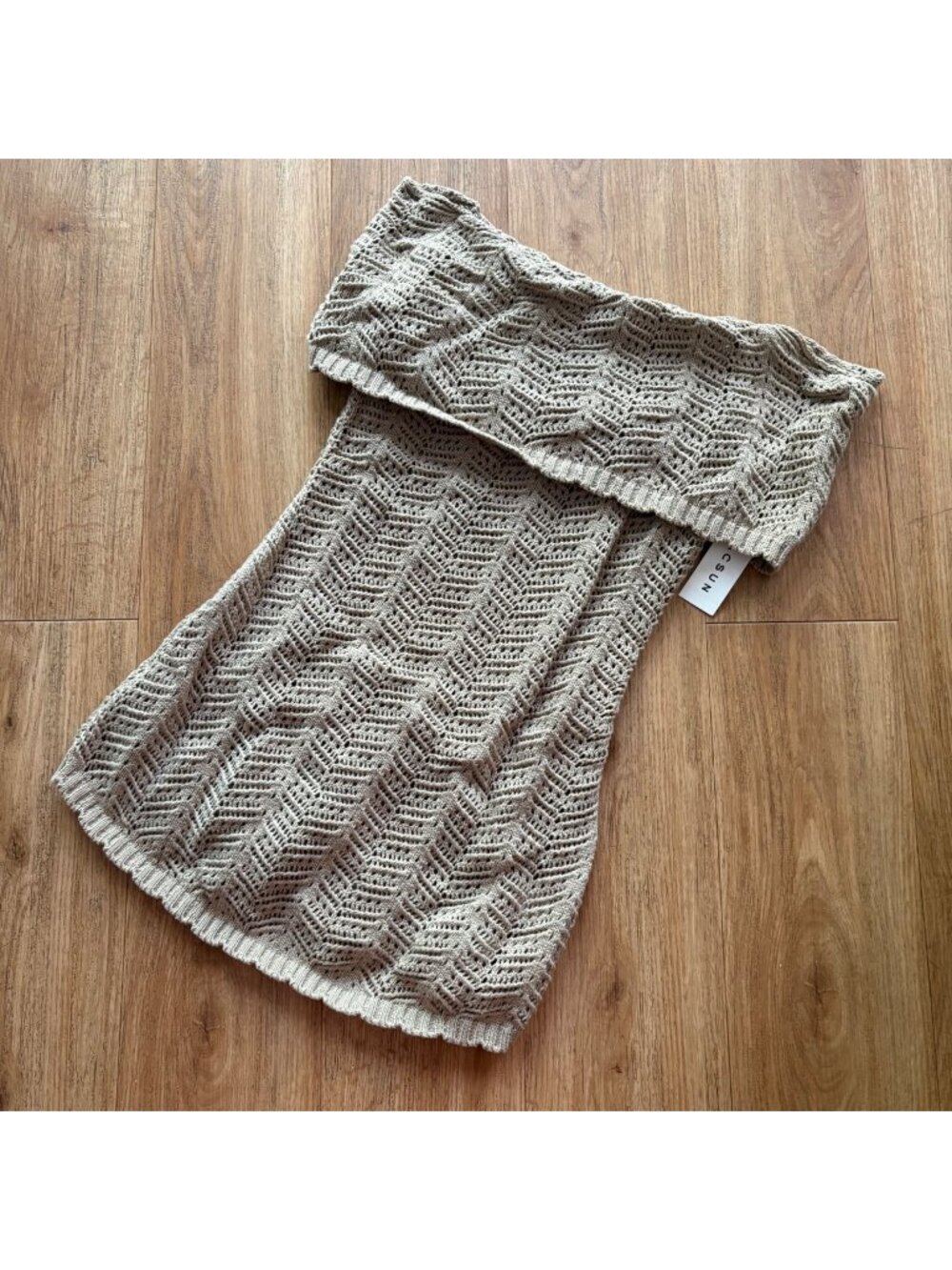 Third Chard PACSUN Oasis Crochet Off The Shoulder Mini Dress NWT Size S